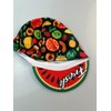 BikingBros Funny Cycling Cap - Polyester Food Watermelon Cycling Hat-Under