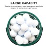 Golf Ball Basket Golfball Container with Handle Nylon Plastic Golf
