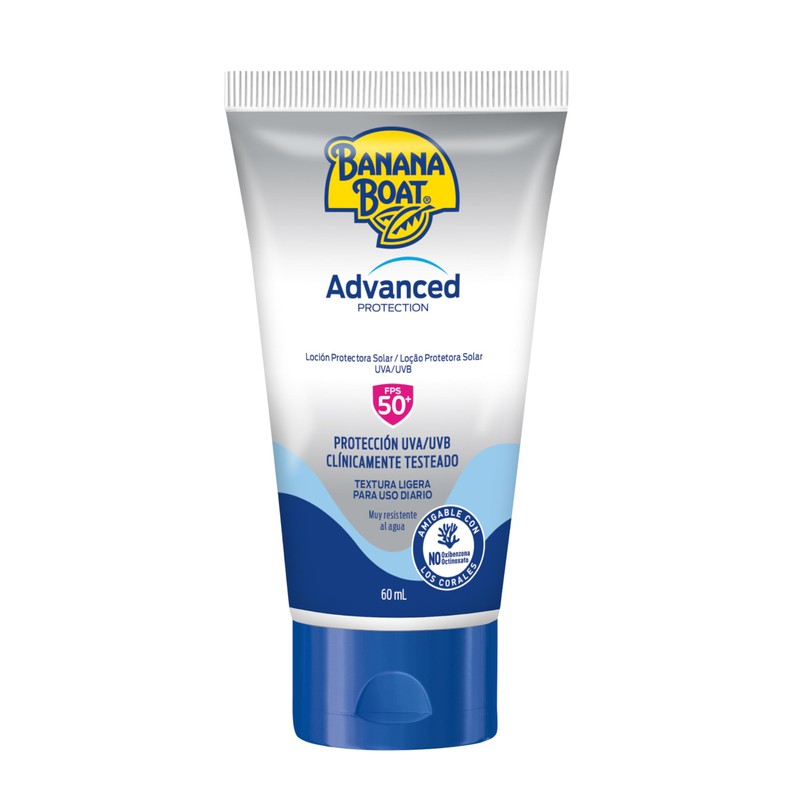 Banana Boat Protector Solar Advanced Protection Loción FPS 50+ 60