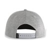 Pacific Headwear Standard Wool Blend Snapback Cap, Light Heather/Black