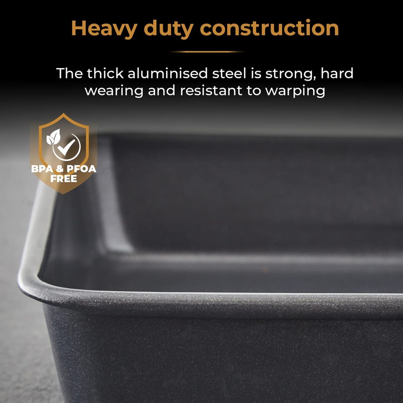 Tower T943012HG13 24cm Square Bake Pan Made from Aluminised Steel