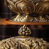 Vientiane Lotus Shaped Incense Burner Mini Metal Aromatherapy Holder Incense