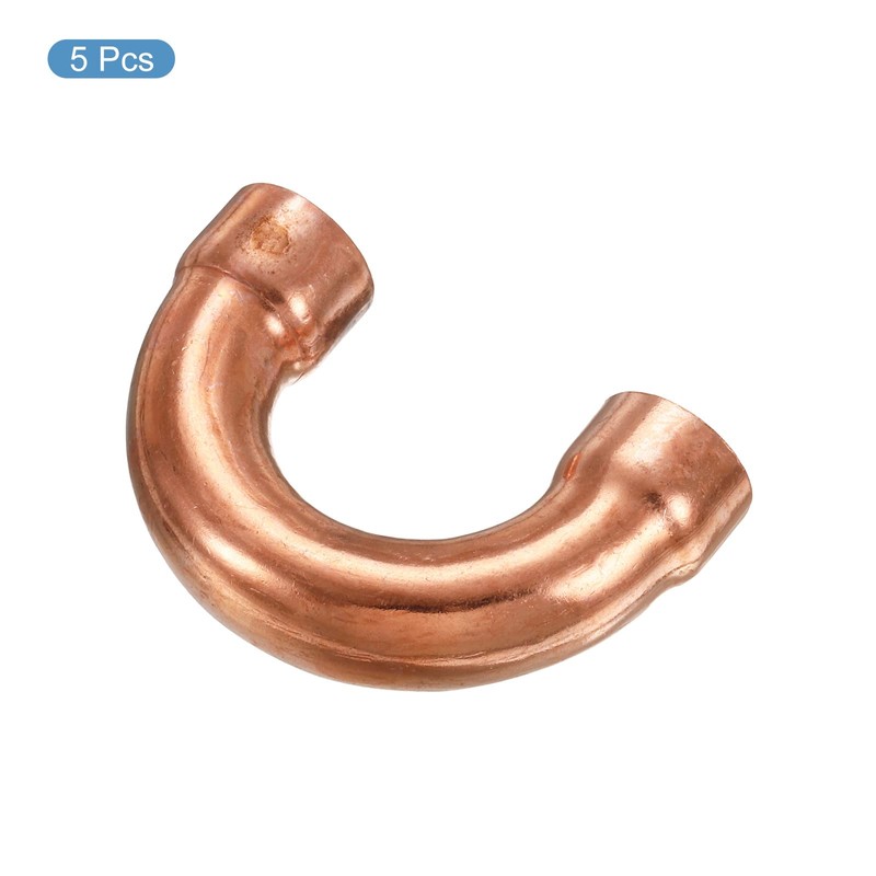 MECCANIXITY U Shape Elbow 180 Degree Copper Pipe Fitting Sweat