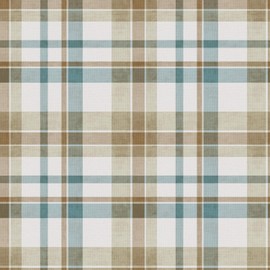 d-c-fix Manhattan Borneo Oilcloth Tablecloth, Blue, Washable, Waterproof, Indoor and Outdoor, PVC Vinyl Oilcloth, Plastic Tablecloth, Wax Tablecloth, 140 cm x 110 cm, Square