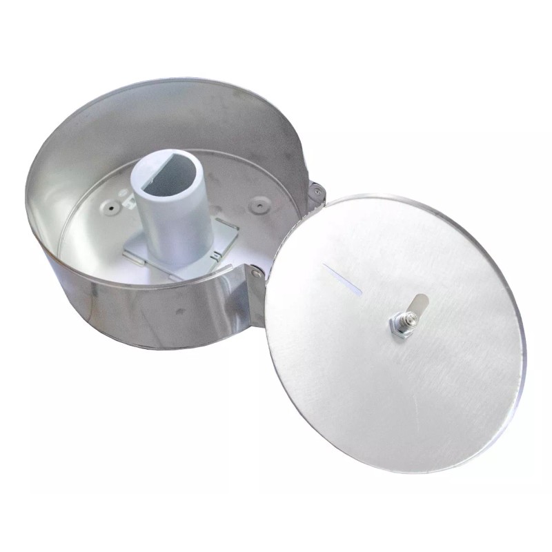 ACEROX Despachador De Higienico Jumbo Sr Acero Inoxidable 9