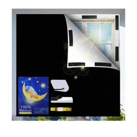 Blackout Blind, 400 X 145 CM Portable Blackout Blind Stick on Blackout Blinds for Windows, Temporary Blackout Curtains Cutting any Size Shape for Bedroom, Indoor and Outdoor
