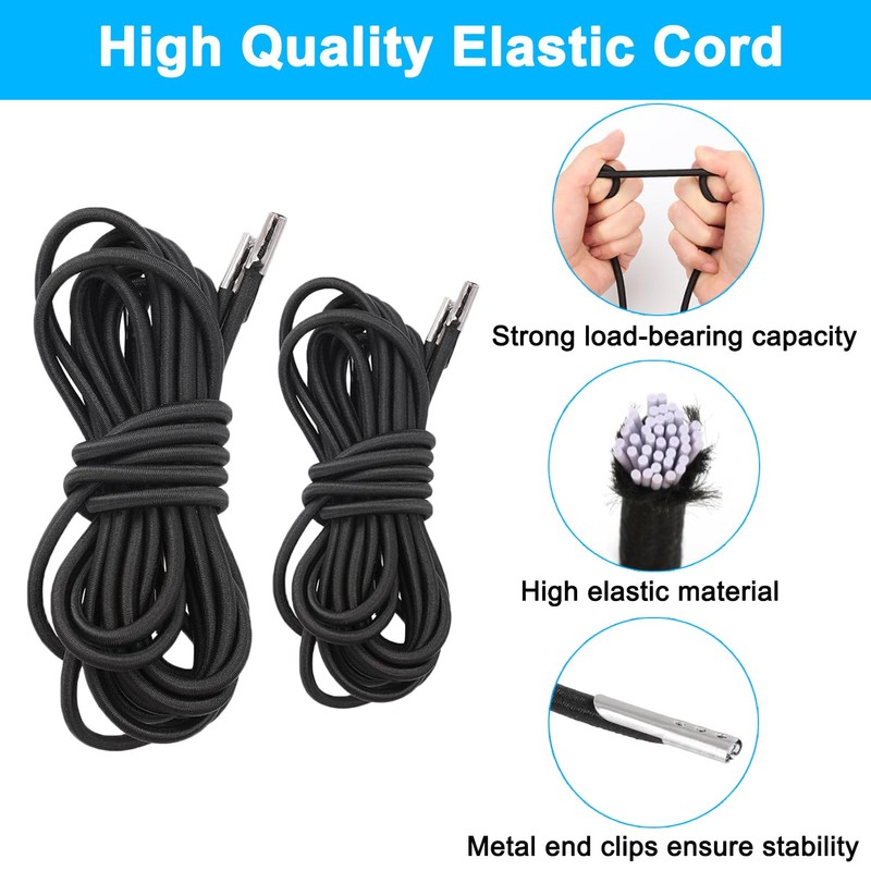 JOOTUEPO Replacement Cord for Zero Gravity Chair, 4 Pieces Universal