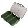 Alomejor Fishing Tackle Box 2Pcs Multiple Compartments Box Organizer for