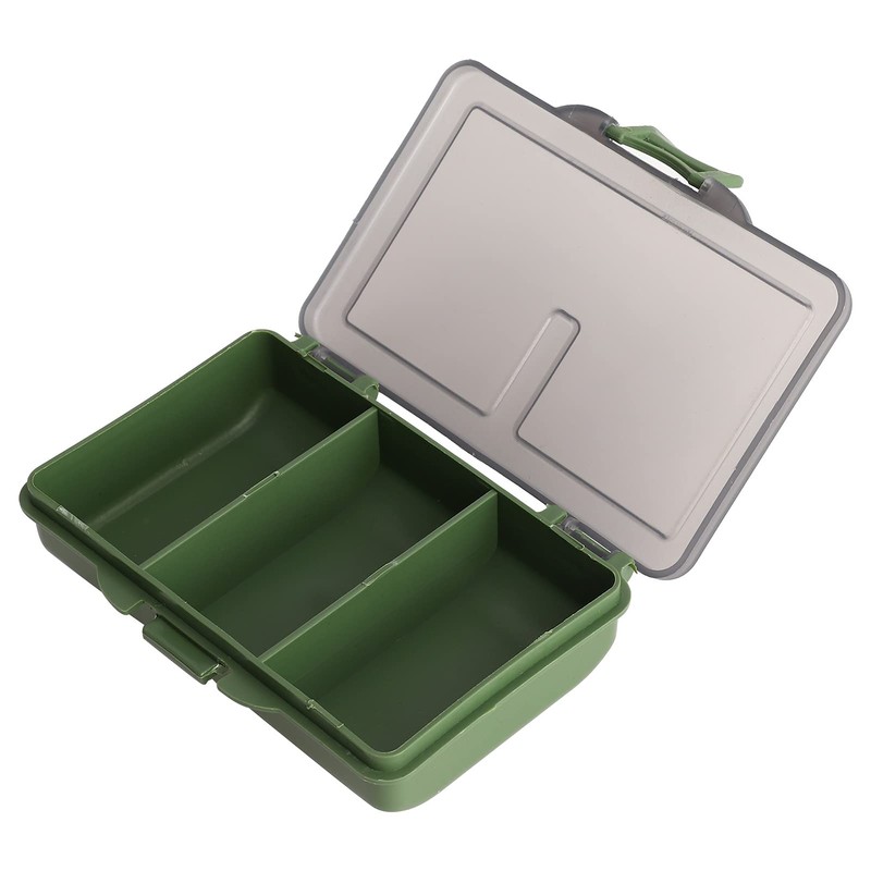 Alomejor Fishing Tackle Box 2Pcs Multiple Compartments Box Organizer for