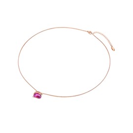 Rafaela Donata Women's Necklace 925 Sterling Silver Decorated with Crystals Heart Cut Brilliant Cut, Crystal