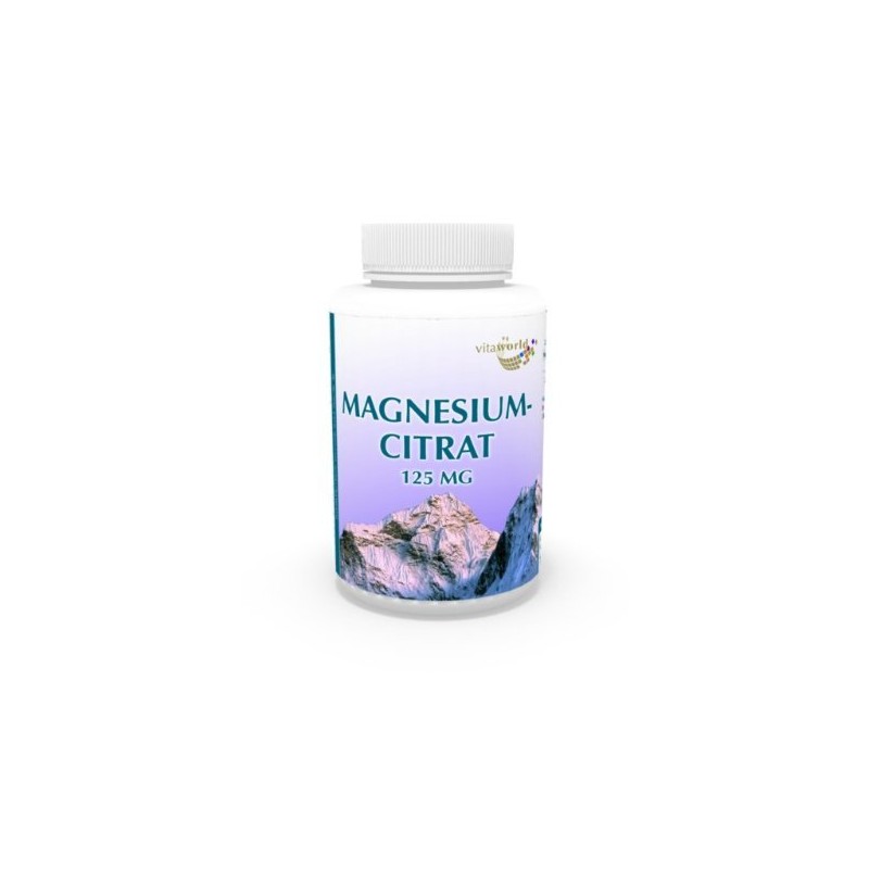 Vita World 3 Pack Magnesium Citrate 125Mg 3 x 120