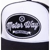 King Kerosin Men's Snapback Street Style Motor Way, black