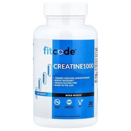 fitcode Creatine1000 Veggie Capsules 60 tablets (500mg per capsule) FCD-02868, 1 piece / fitcode Creatine1000 베지 캡슐 60정(캡슐 1정당 500mg) FCD-02868, 1개