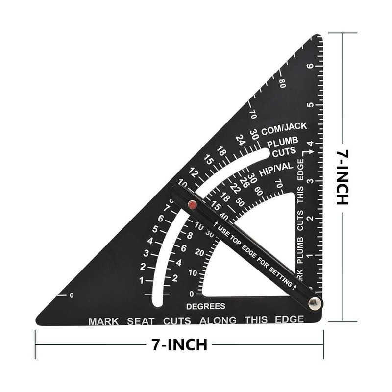 Big Horn 19606 7 Inch Adjustable Carpenter Square – Precision