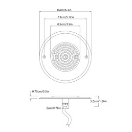 Eapmic 12V 10W Pool Light Underwater Color-Change LED Lights RGB IP68 Without Remote(10W)