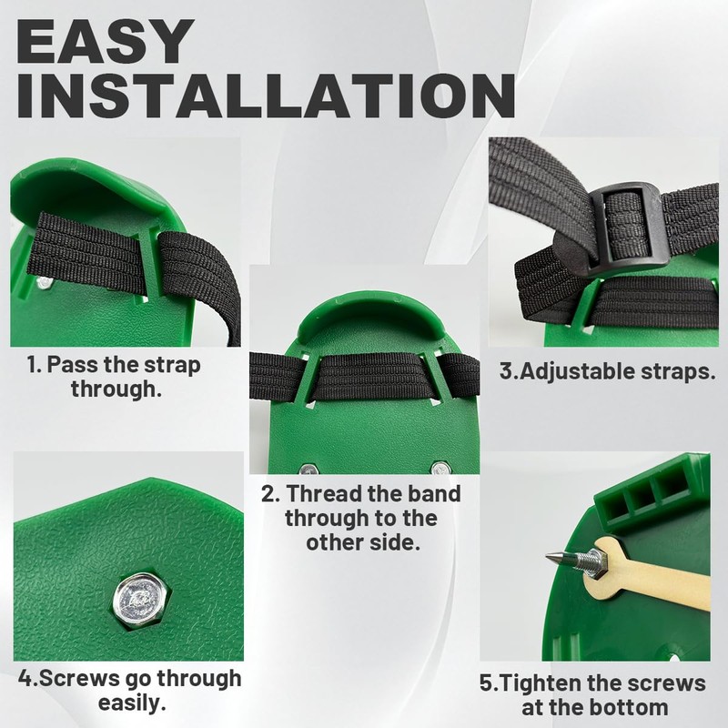 4 PCS 9 Inch Spiked Roller for self Leveling，self Leveling