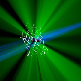 CafePress Green Fluorescent Protein Tote Bag Reusable Natural Beige Canvas Shopping Bag