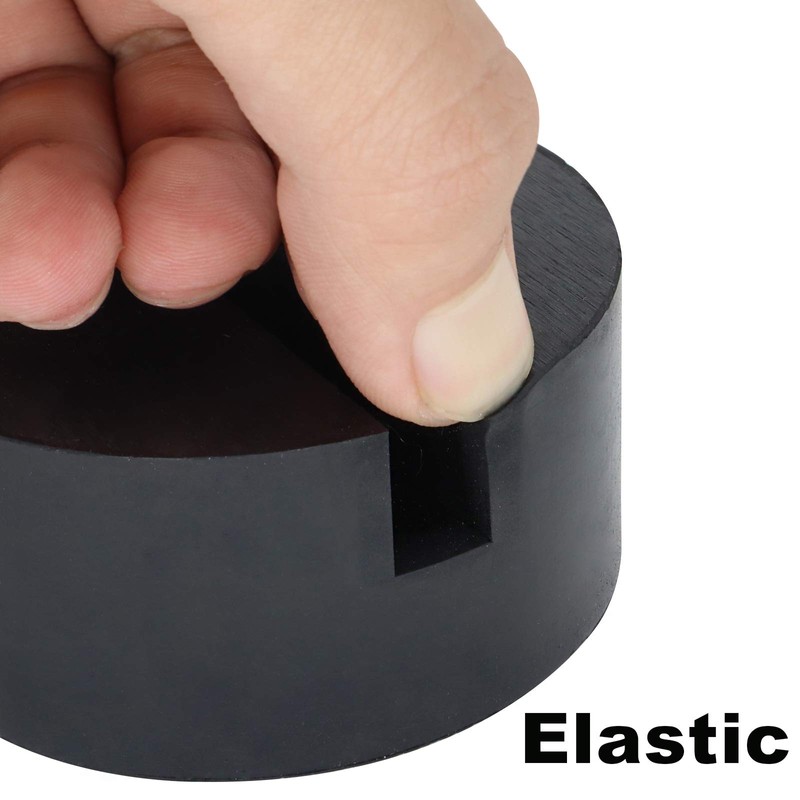 Universal Rubber Jack Pad Support Pinch Weld Slotted Floor Frame