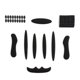 PAXLamb Helmet Padding Kit 27PCS Bicycle Replacement Universal Foam Pads Mats Set Cushions for Bike Cycling Motorcycle (Black)