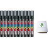ACEPORTE POSCA Paint Marker Pen, 10 Silver Pen Set (PC5M.26)