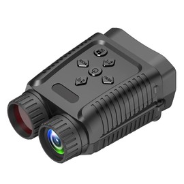 Mini Night Vision Goggles Binocular Camera 1080P 12MP Starlight Distance to 300M with 2.4" TFT for Hunting Hiking Camping Climbing