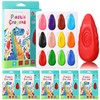 Fullhawl 72 Count Toddler Crayons Bulk 12 Color First Crayons