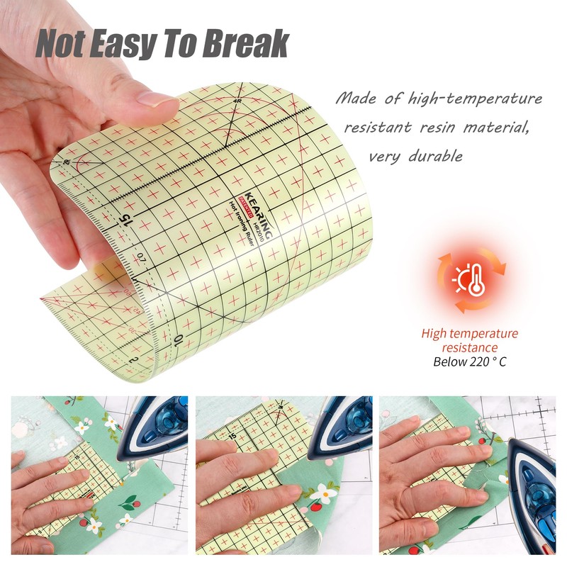 Ironing Ruler, Heat Resistant, Hot Ruler, Dressmaking, Hot Ironing Ruler