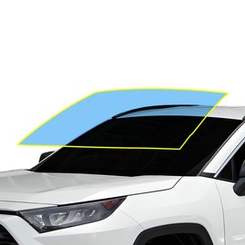 BOGAR TECH DESIGNS Precut Made for Toyota RAV4 2019-2024 Front Windshield Protection Film Scratch Resistant Ultra Clear Kit Cover, Clear