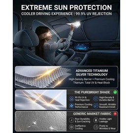 Windshield Sun Shade for Honda Accord Front Window Shades Cover for 2013-2024 2025 2026 Accord Car Accessories Windshield Sun Visor Protector