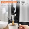 alelarocr Commercial Coffee Urn 50 Cups（12L, Stainless Steel Large-Capacity Coffee