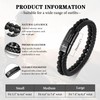 MEALGUET Men's Cross Bracelet for Men : Inspirational Bible Verse