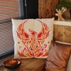 FINGERINSPIRE Phoenix 11.8x11.8inch Reusable Firebird Drawing Stencil DIY Art Phoenix