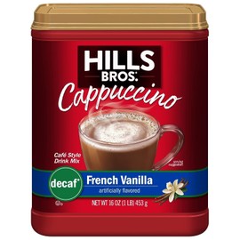 Hills Bros. Flavor Coffee (Decaf French Vanilla, 16 Ounce (Pack of 4))