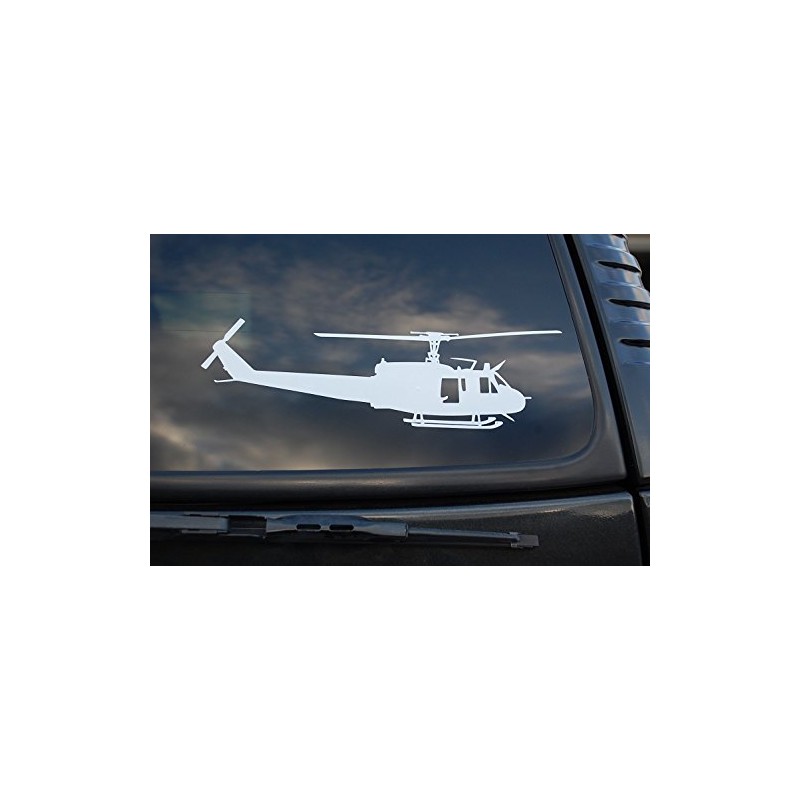 Five Star Graphics Huey Helicopter Vinyl Sticker Pilot Wall Art