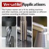 findmall 9 Set High Speed Steel Adjustable Hand Reamers 15/32