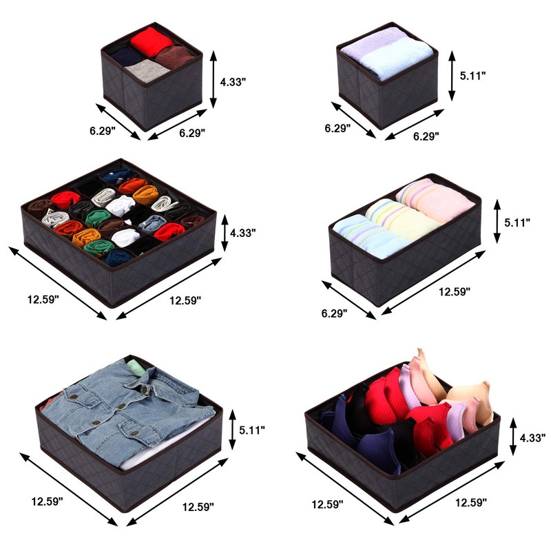 Anyoneer Under Bed Shoe Storage Organizer,Sturdy Structure,Adjustable Dividers,Reinforced Handle,Sturdy Zipper,Fits
