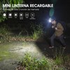 WUBEN E7 Mini linterna recargable de 1800 lúmenes con imán