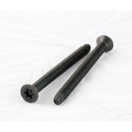 5/16-18 X 2-1/4 6-LOBE FLAT HEAD TYPE F THREAD CUTTING FLOORBOARD SCREWS BLACK PHOSPHATE & OIL PACK OF 100