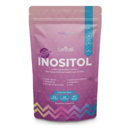 Inositol Myo Y D-chiro En Polvo De 225g - cido Flico, Zinc Sabor Sin sabor                                                                            