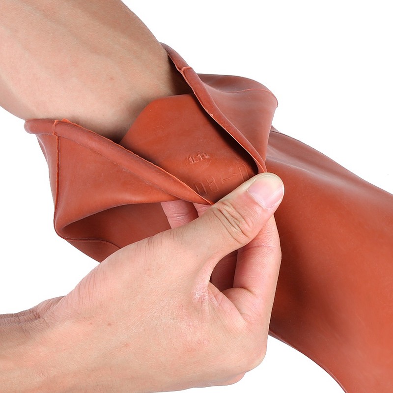 12KV High Voltage Protective Safety Insulating Rubber Gloves for Electrical