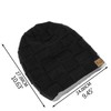 InnoSpring Men's Winter Hat, Heat Retaining Winter Hat, Windproof Knitted