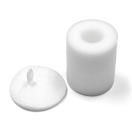 MaximalPower VF Shark NV500(2) Foam Vacuum Filter, White, Foam & Felt Filter Kit (2 Sets)