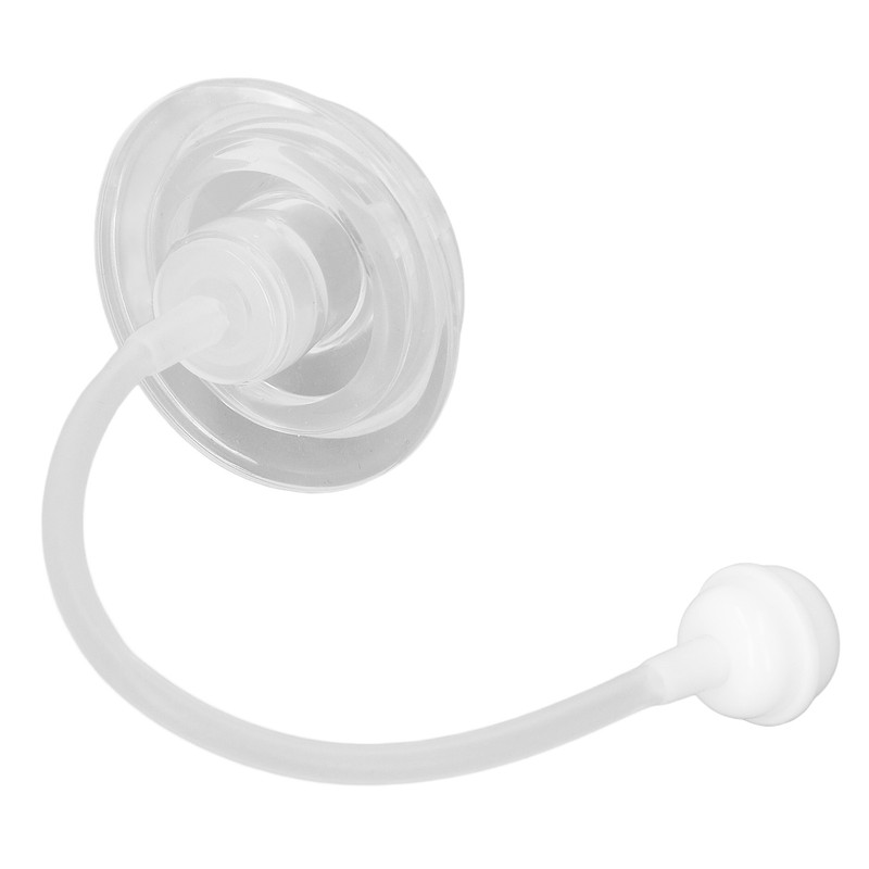 Bottle Nipple with Weighted Straw Duckbill Spout Transparent Soft Silicone
