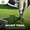 Golf'N Aluminum Golf Ball Marker Divot Repair Tool - Magnetic