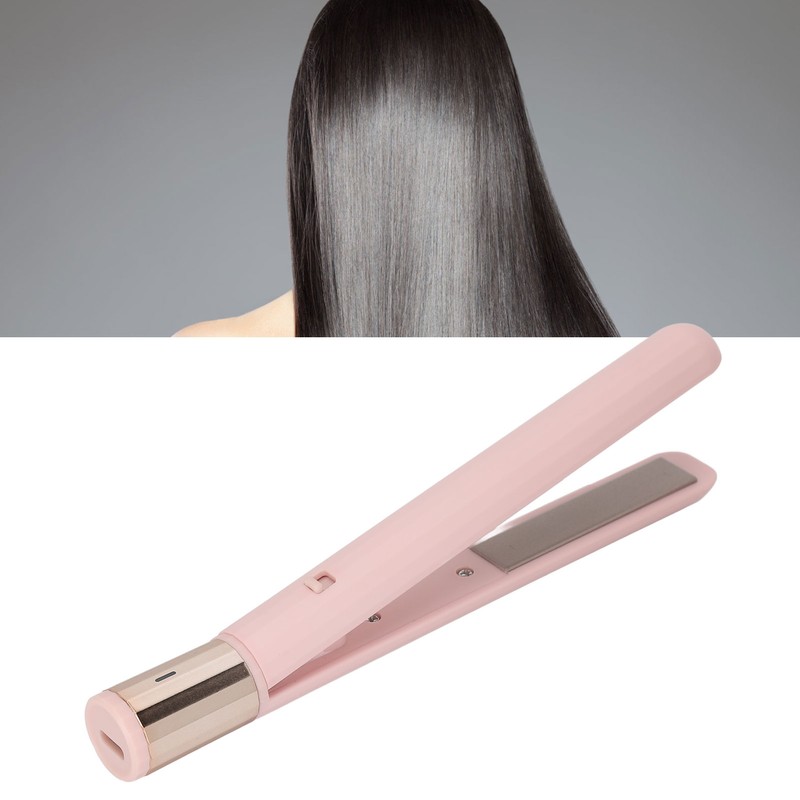 Mini Flat Iron 2 in 1 Hair Straightener USB Adjustable