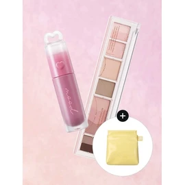 [SET] All Take Mood Palette + Ink Mood Glow Tint [Giveaway] Enamel Pouch (Lemon) / [SET] 올테이크 무드 팔레트+잉크 무드 글로이 틴트 [증정] 에나멜파우치 (레몬)