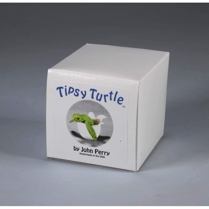 Hatching Turtle Mobile Rocking Sculpture John Perry Green Tipsy Turtle