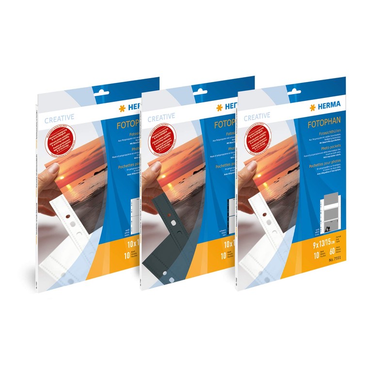 Herma 7785 Protective Protective Sheets – Sheets 100 x 150 mm 10pièce Polypropylene (PP) (S)