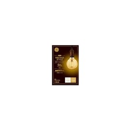 LED Vintage Light Bulb, G30, Warm White, Amber Bulb, 400 Lumens, 5.5-Watt