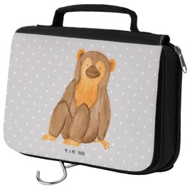 Mr. & Mrs. Panda Kulturbeutel AFFE - Geschenk, Äffchen, Liebe, Organizer, Selfcare, Waschtasche, Zum Aufhängen, Herren, Afrika, Wildtiere,